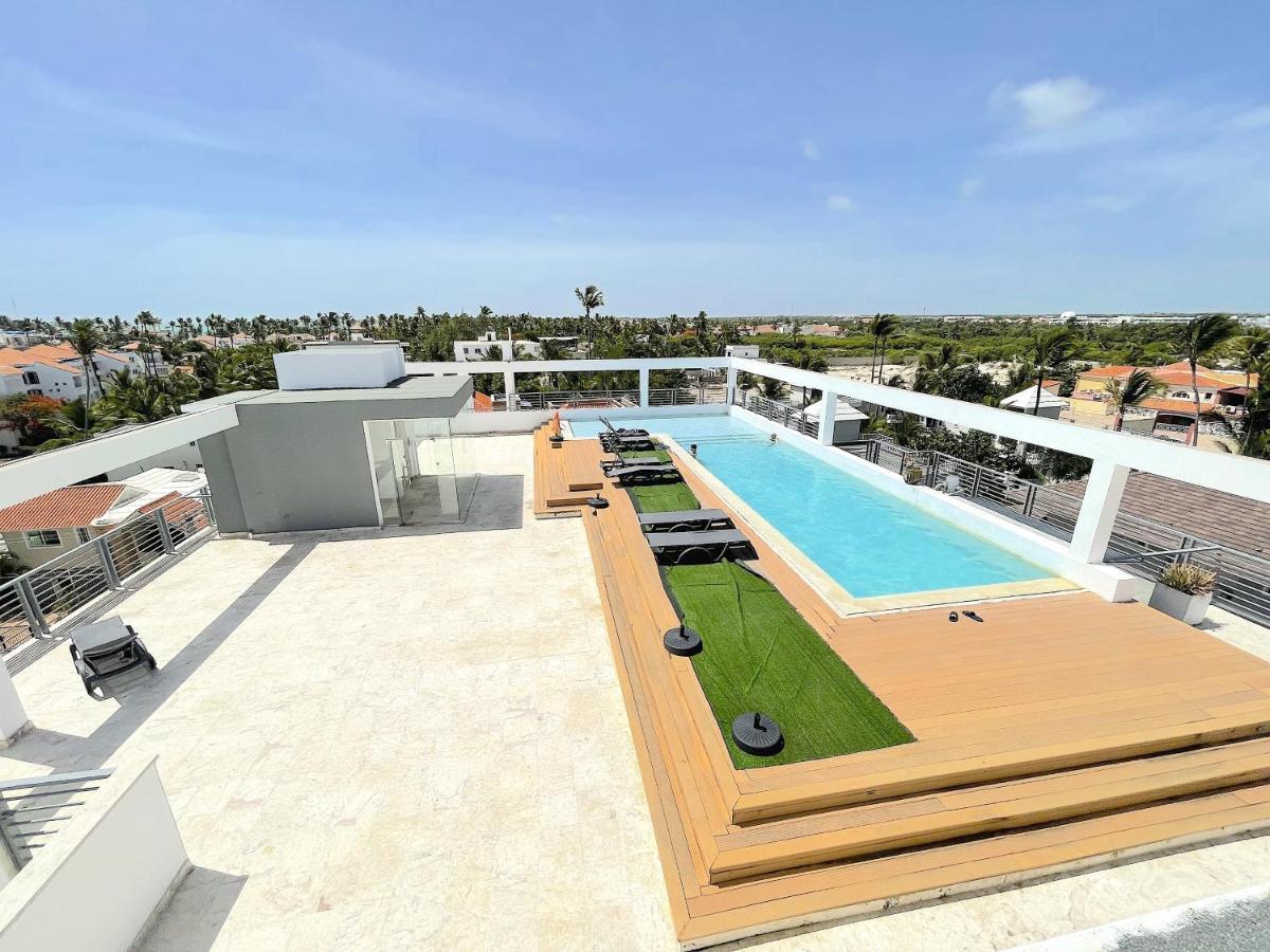 Rooftop Pool Ducassi Studio Suites Deluxe Hotel Beach Club & Spa Punta Cana Exterior photo